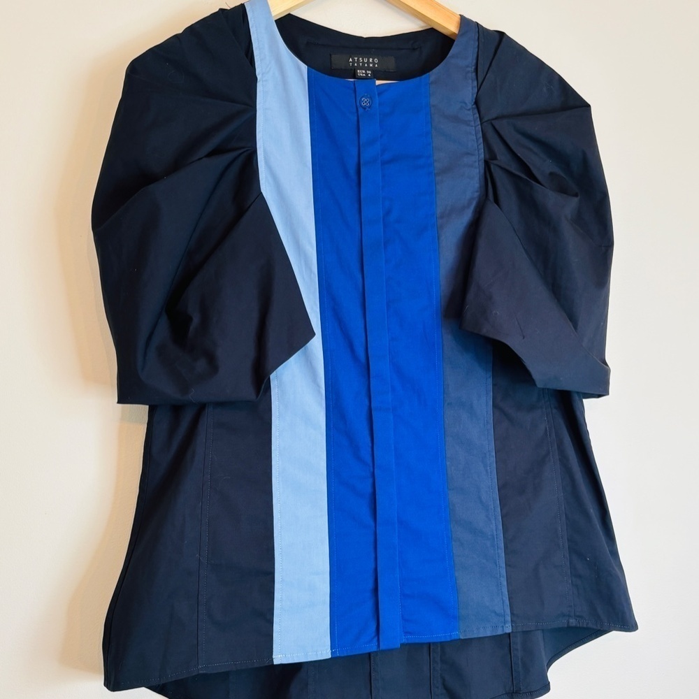 Atsuro Tayama Avant Garde Bubble Sleeve Blouse Size 4 - Picture 3 of 6